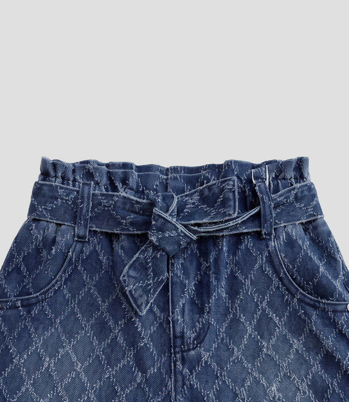 Short niña denim con bolsillos 2 años / Azul Marino