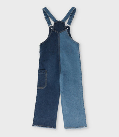 Jardinera niña bicolor 2 años / Azul Marino