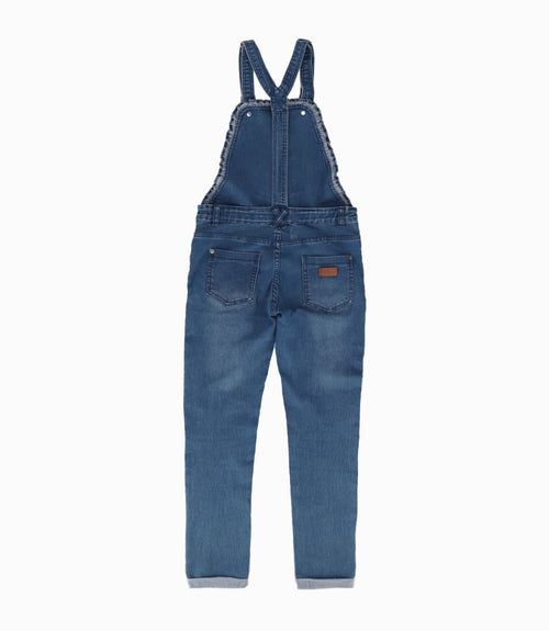 Jardinera Niña De Denim