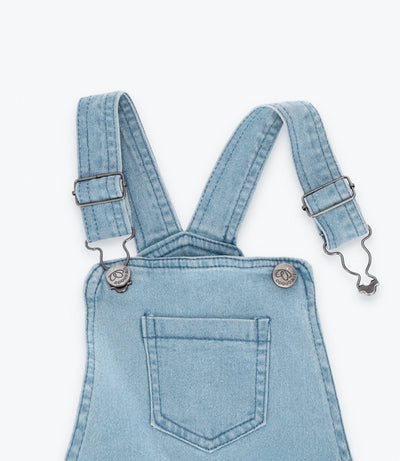 Jardinera niña de denim flare