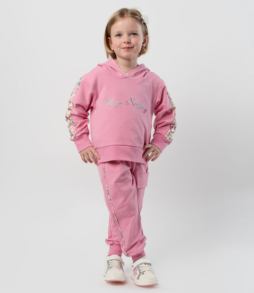 Buzo niña con bordado 2 años / Coral