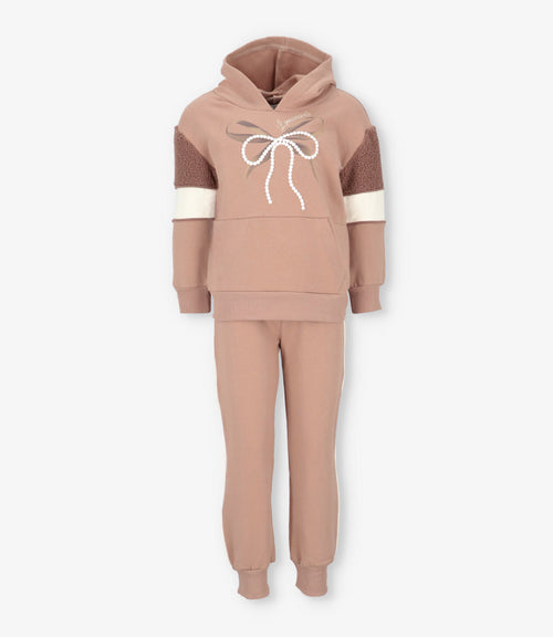 Buzo niña con lazo 2 años / Beige