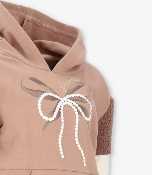 Buzo niña con lazo 2 años / Beige