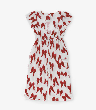 Enterito niña con lazos 2 años / Rojo