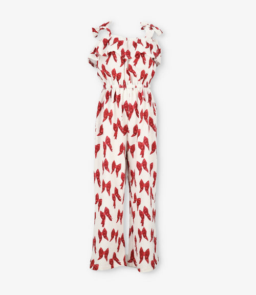 Enterito niña con lazos 2 años / Rojo