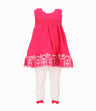 Conjunto Niña De Vestido Y Calzas