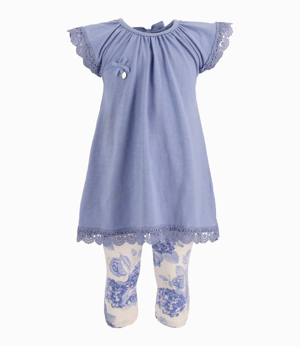 Conjunto Niña De Vestido Y Calzas