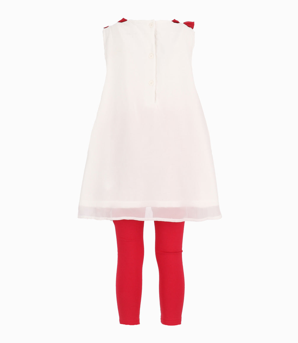 Conjunto Niña De Vestido Y Calzas