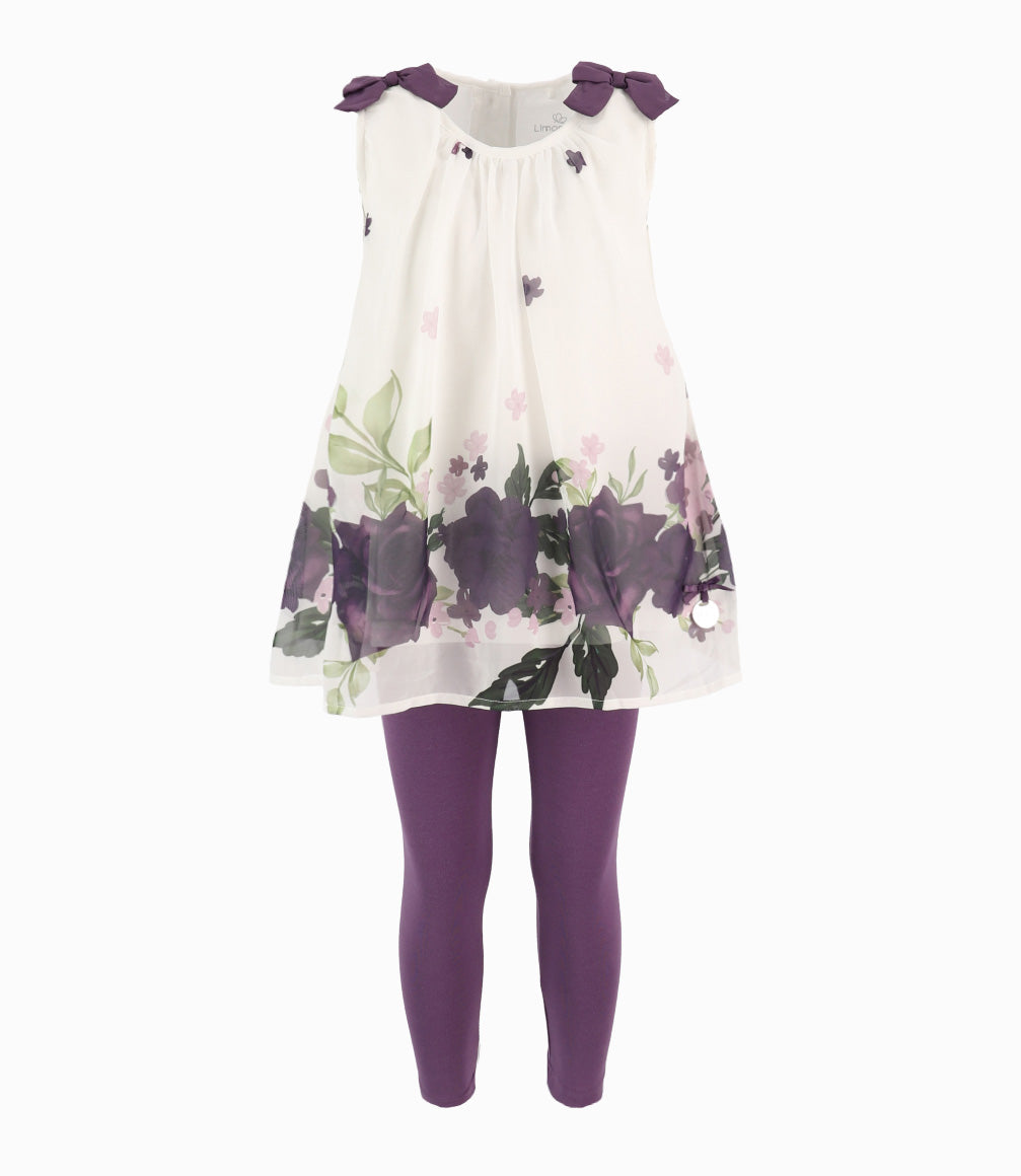 Conjunto Niña De Vestido Y Calzas