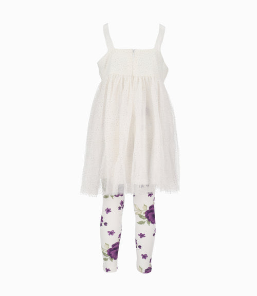 Conjunto Niña De Vestido Y Calzas