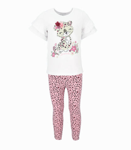 Conjunto niña animal print