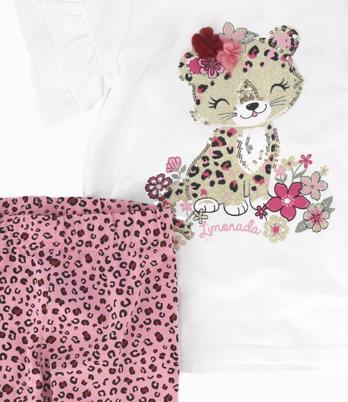 Conjunto niña animal print