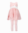 Conjunto niña de vestido y calzas