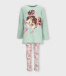 Conjunto niña con estampado y flores
