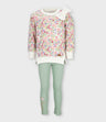 Conjunto niña floreado