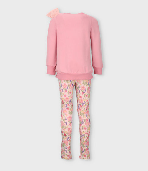 Conjunto niña floreado