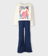 Conjunto niña con flores