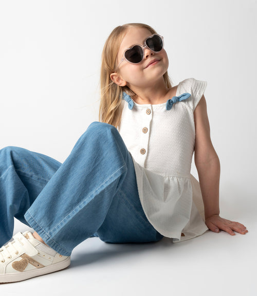 Conjunto niña con vuelos