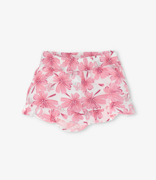 Conjunto niña con flores y estampado 2 años / Rosado