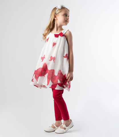 Conjunto niña con lazos