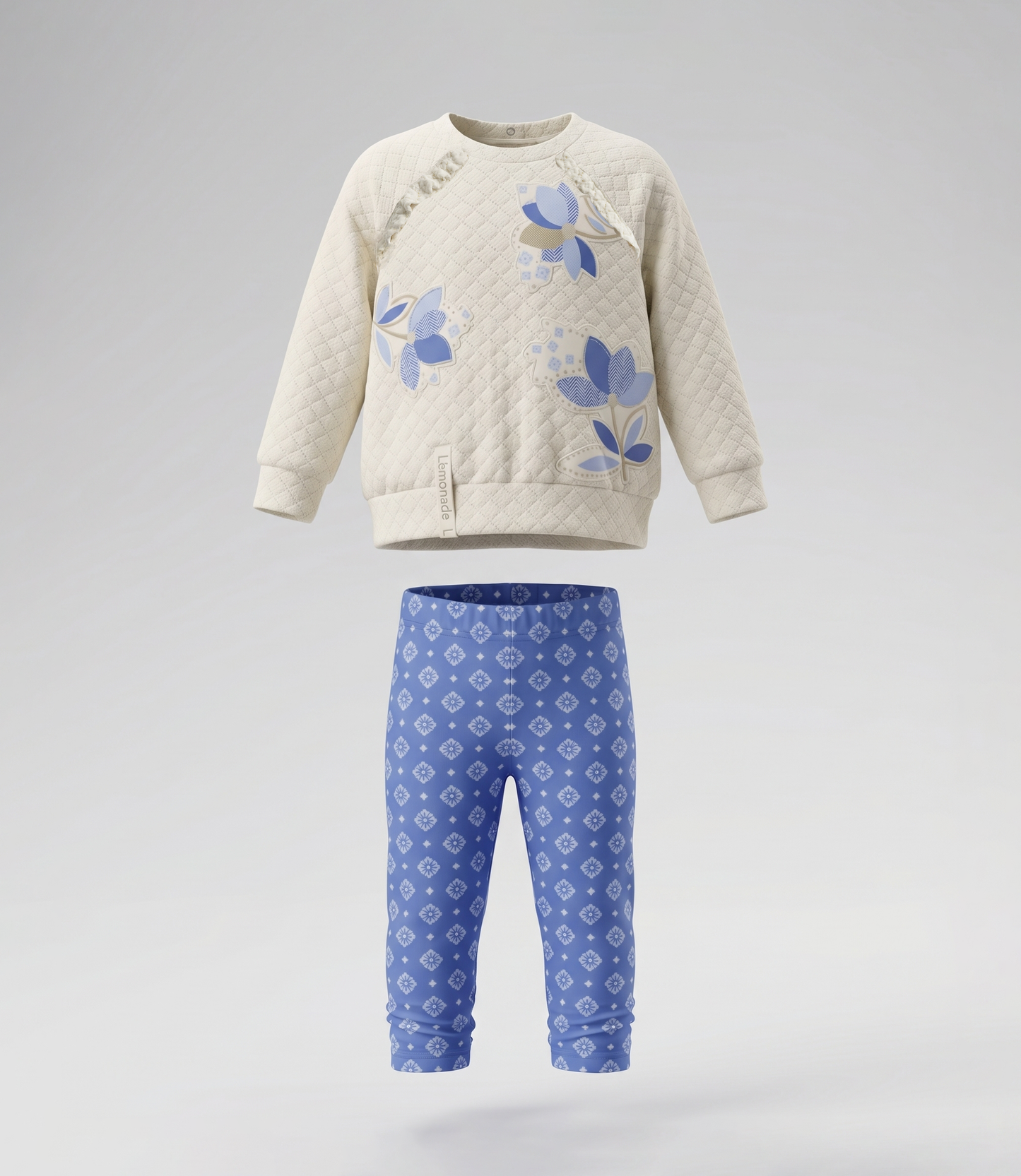 Conjunto niña boho 2 años / Crudo