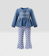 Conjunto niña boho con denim