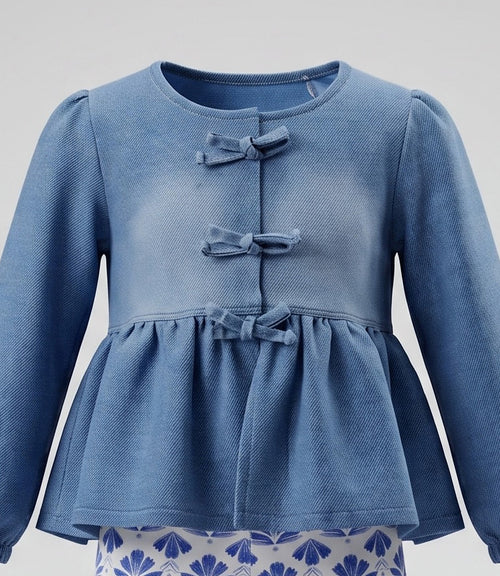 Conjunto niña boho con denim