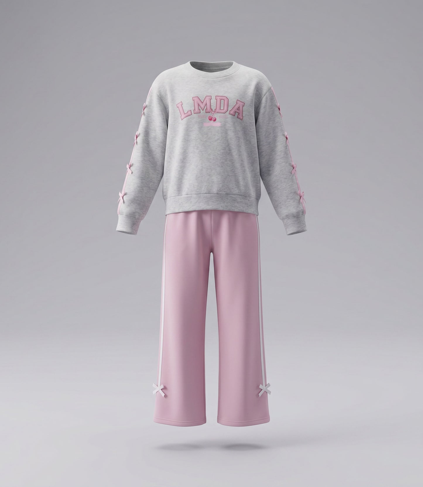 Conjunto niña con cherry 2 años / Rosado