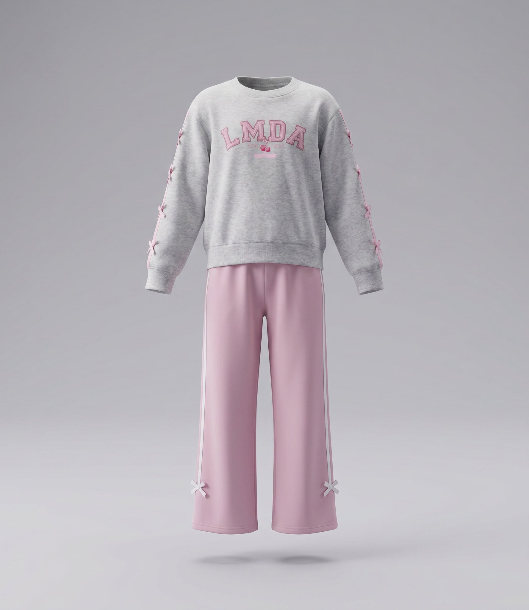 Conjunto niña con cherry 2 años / Rosado