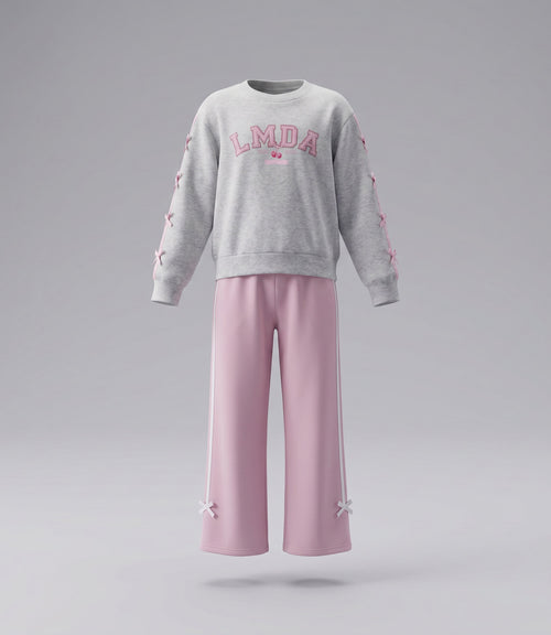 Conjunto niña con cherry 2 años / Rosado