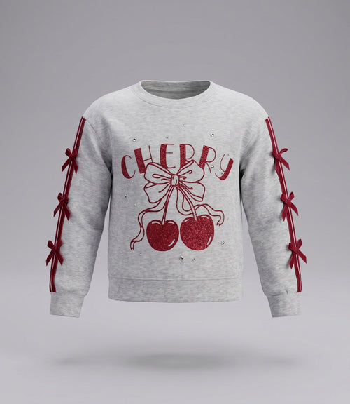 Conjunto niña con cherry 2 años / Frambuesa