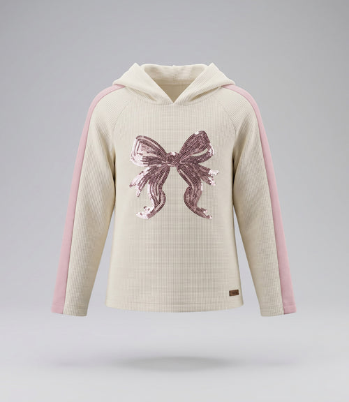 Conjunto niña con lazo 2 años / Rosado
