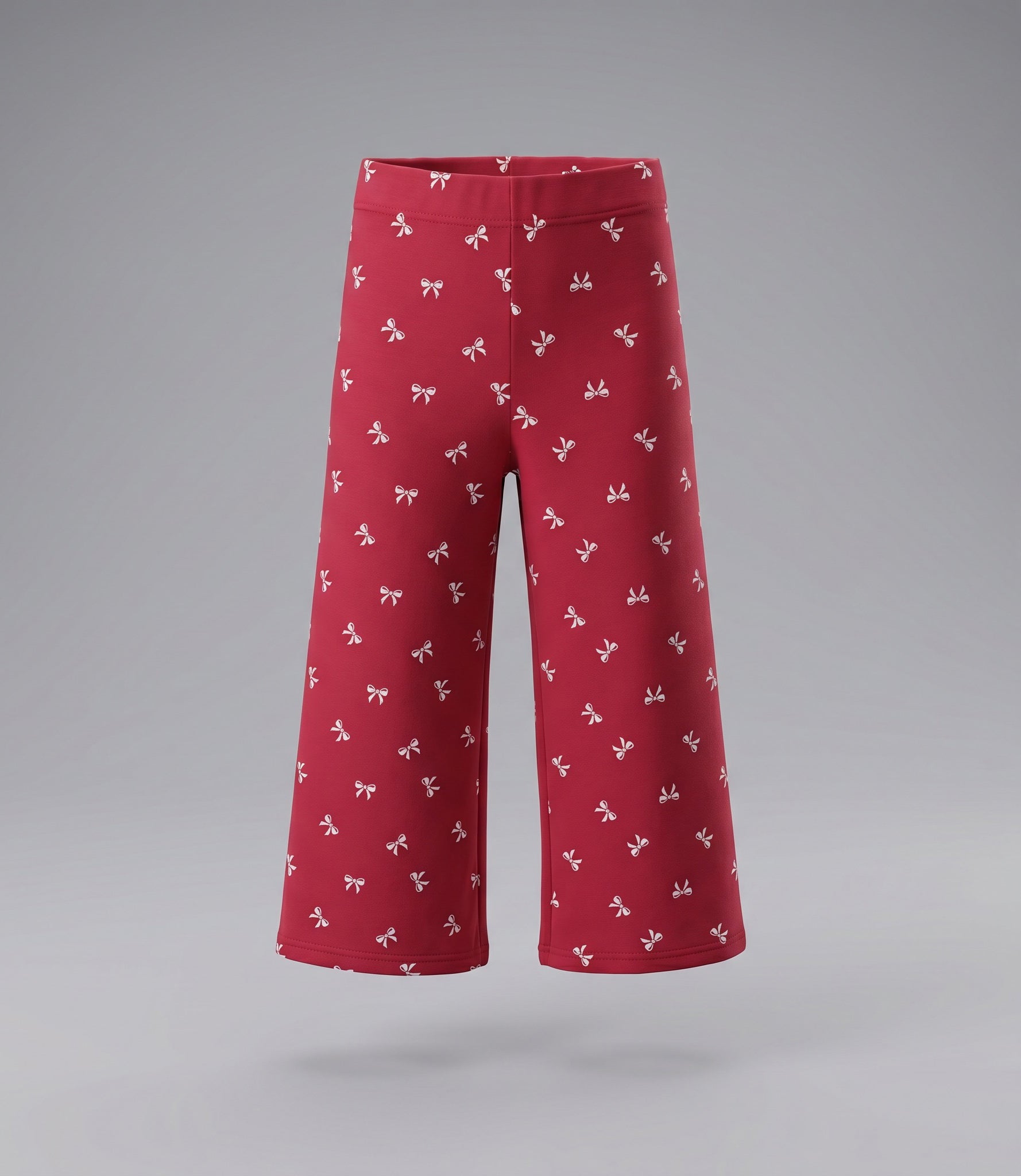 Conjunto niña con lazos 2 años / Frambuesa