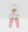 Conjunto niña con estampado