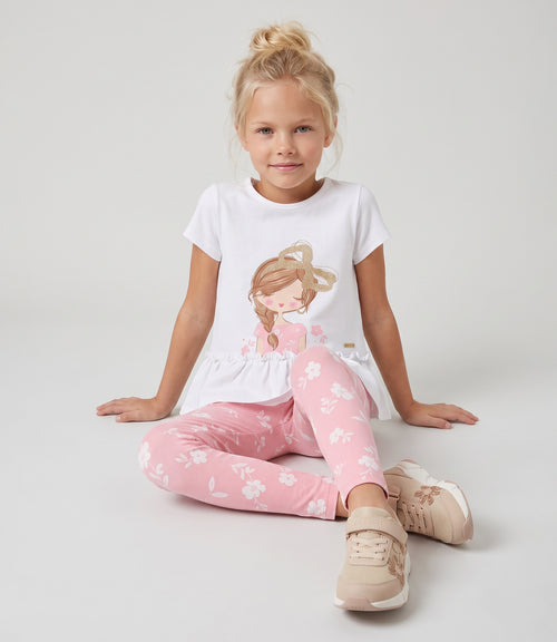 Conjunto niña con estampado
