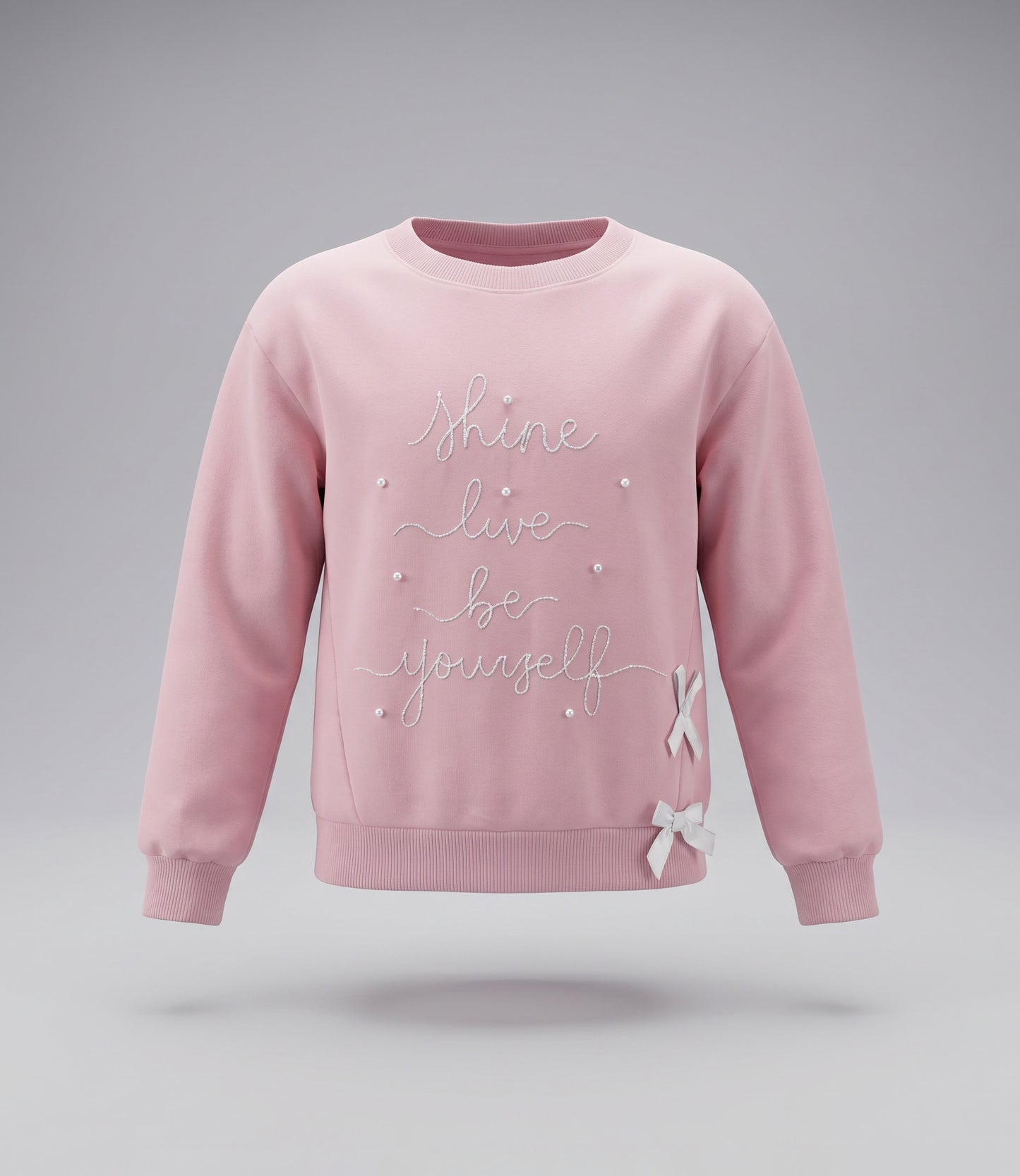 Conjunto niña comfy con lazos 2 años / Rosado