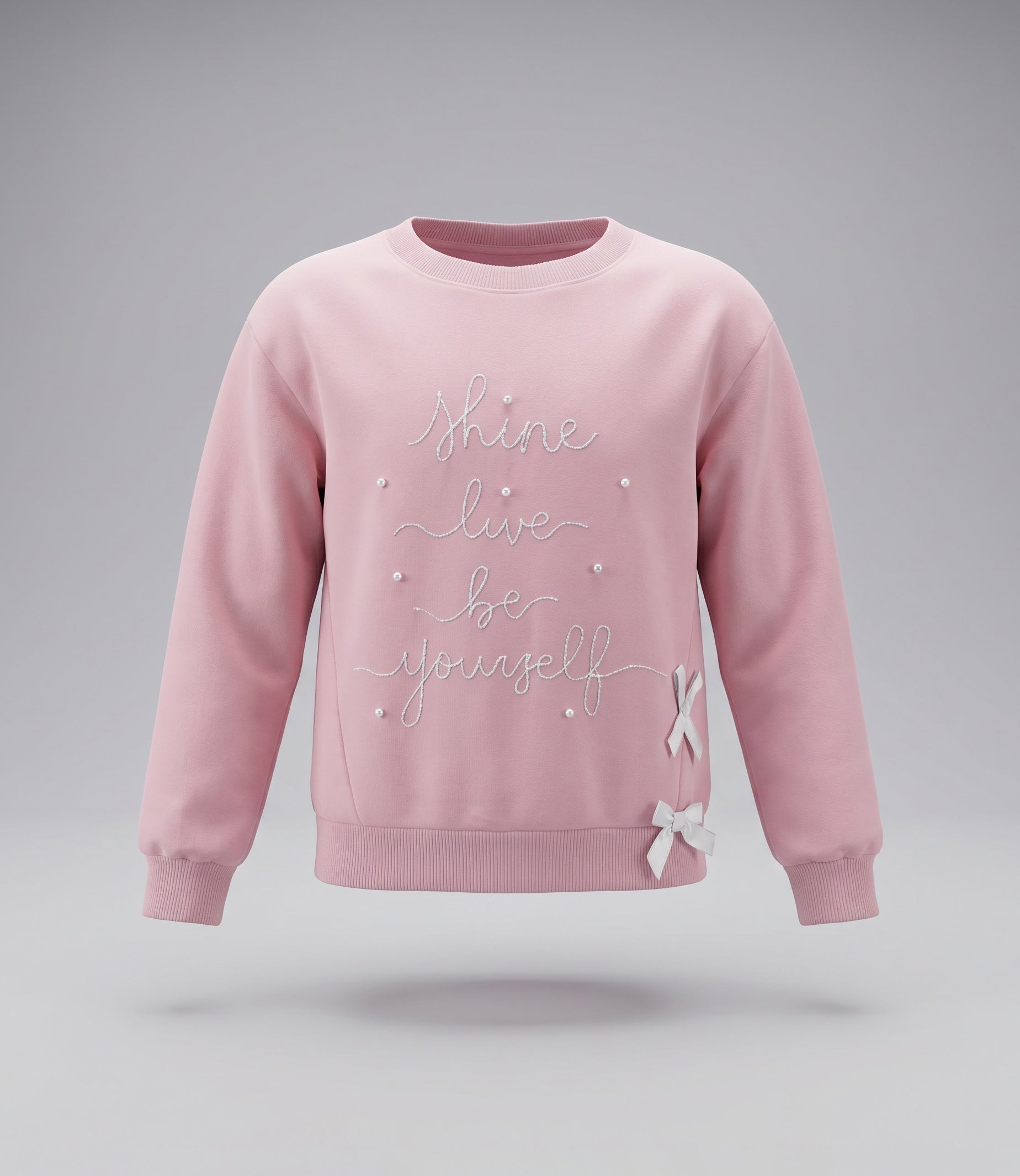 Conjunto niña comfy con lazos 2 años / Rosado