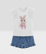 Conjunto niña con conejo