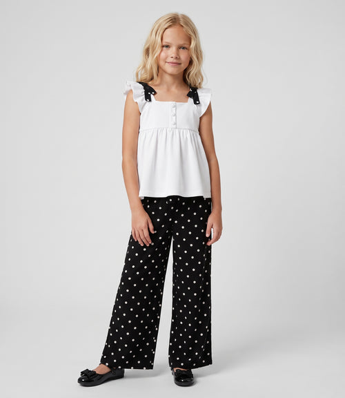 Conjunto niña con lunares