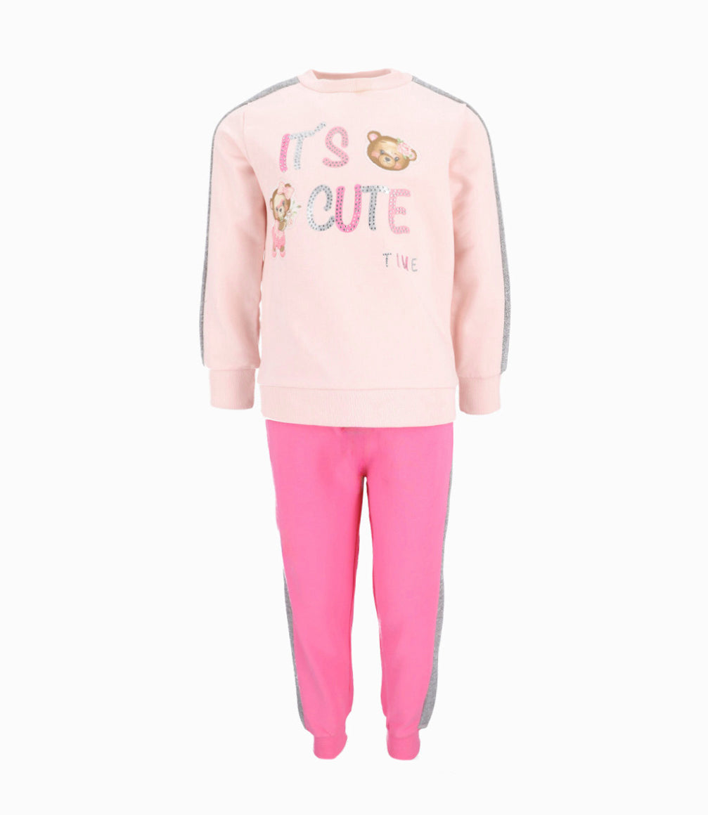 Conjunto Niña De Polerón Y Pantalón