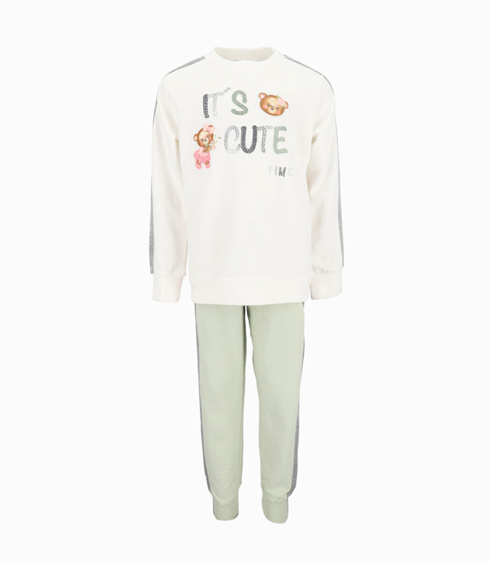 Conjunto Niña De Polerón Y Pantalón