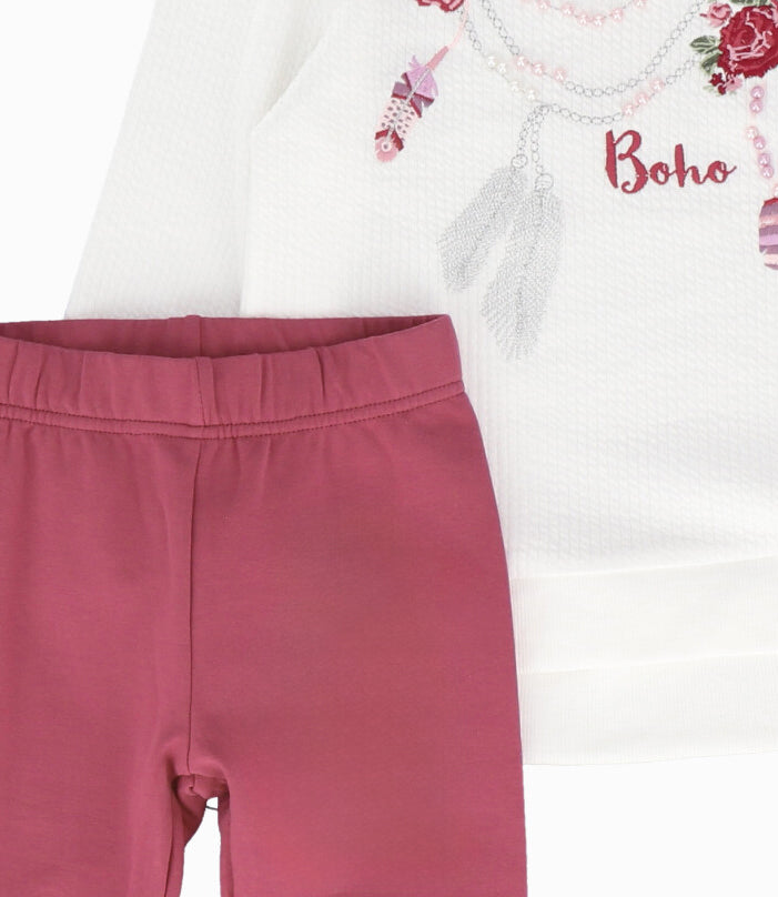 Conjunto Niña De Chaleco Y Calzas
