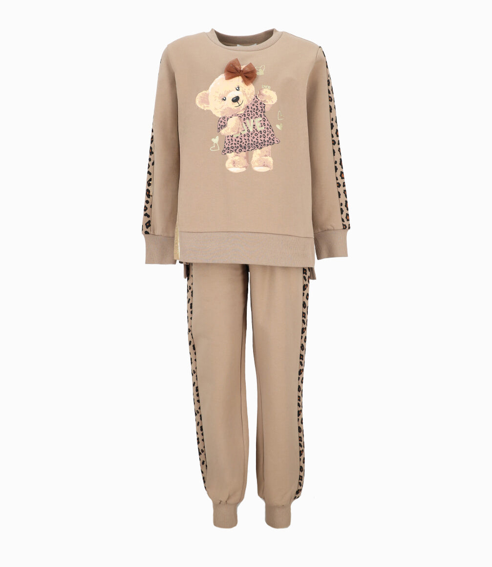 Conjunto niña con oso