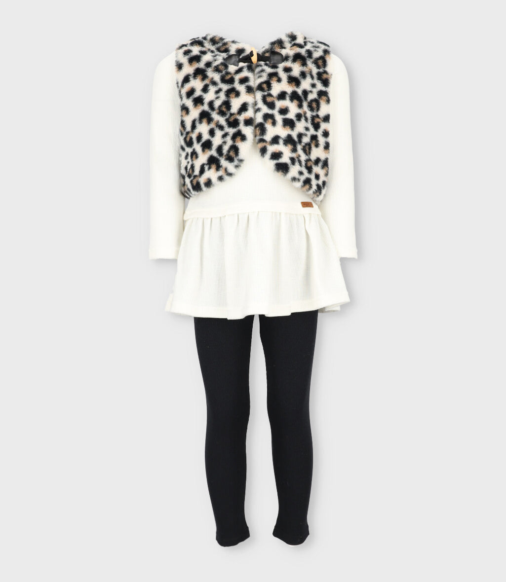 Conjunto niña con bolero 2 años / Negro