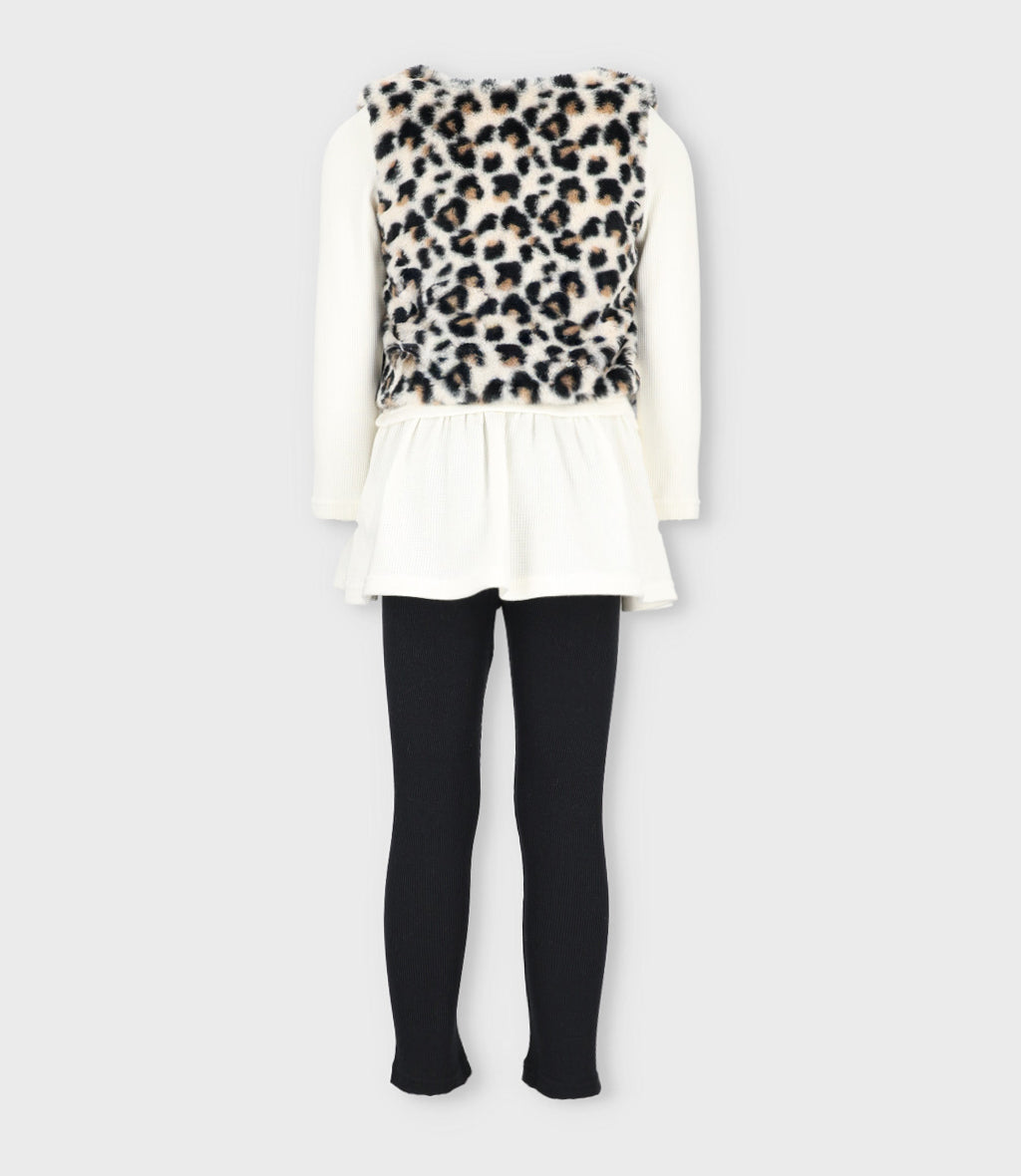 Conjunto niña con bolero 2 años / Negro