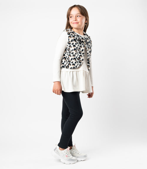 Conjunto niña con bolero 2 años / Negro