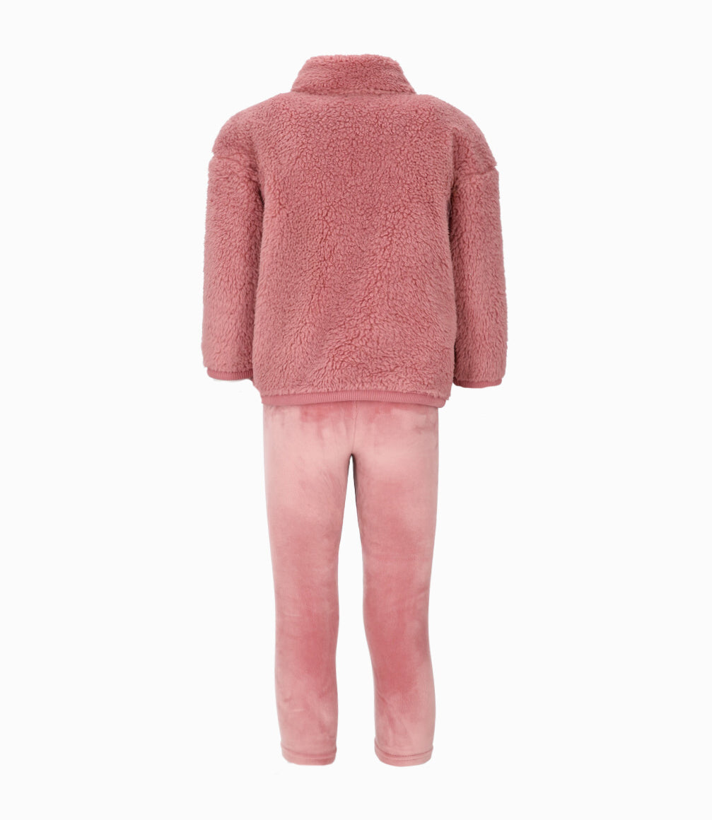 Conjunto niña de polar y calzas