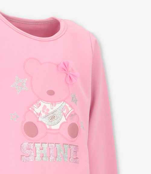 Conjunto niña con oso