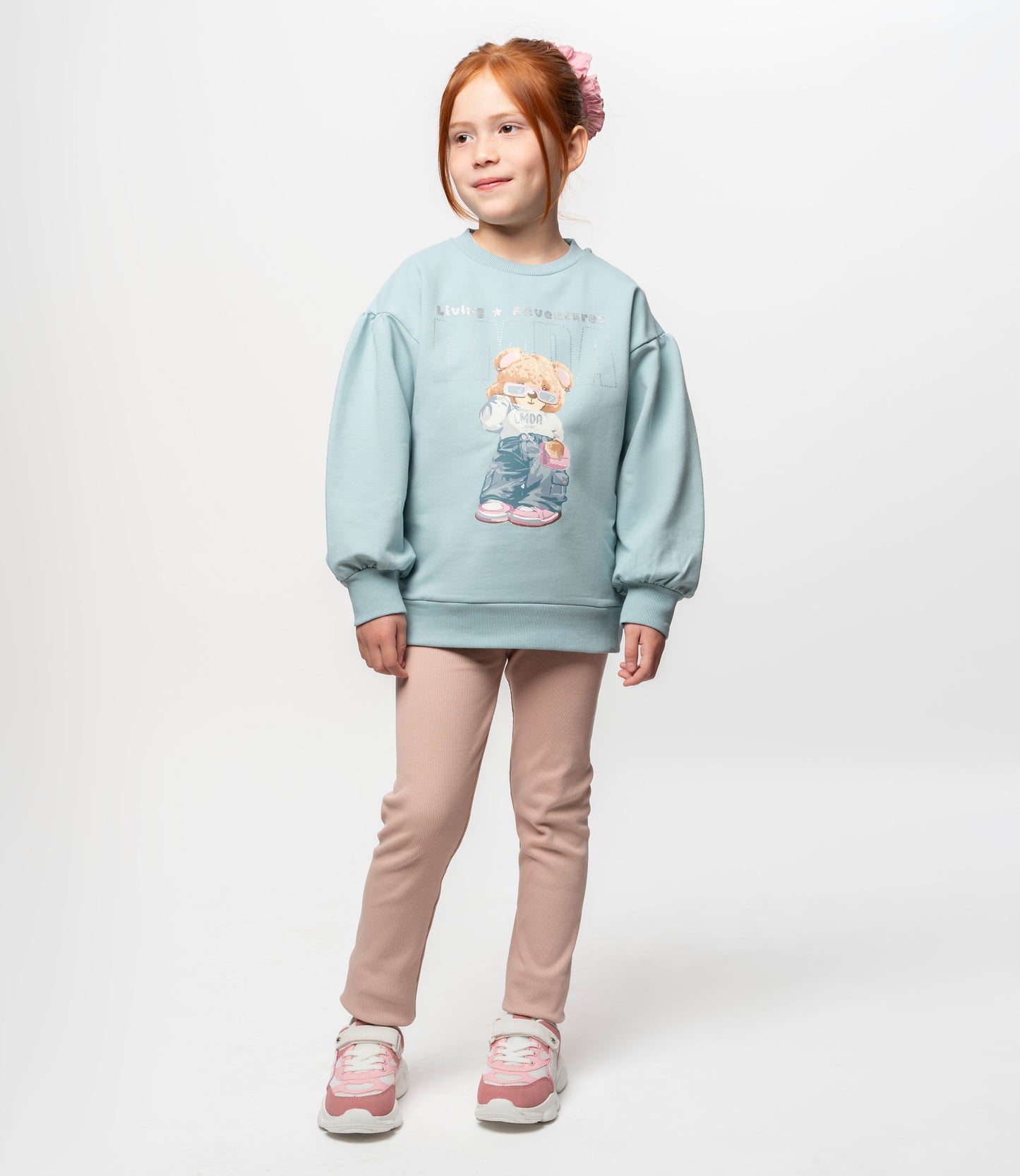 Conjunto niña con oso