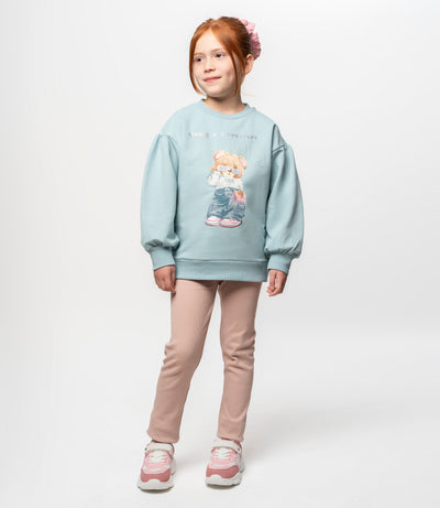 Conjunto niña con oso